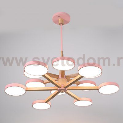 Подвесная люстра TURNA DBL L12 Pink ImperiumLoft 229083-26