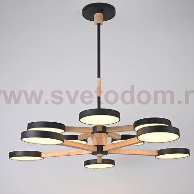 Подвесная люстра TURNA DBL L10 Black ImperiumLoft 229085-26