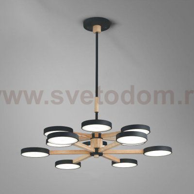 Подвесная люстра TURNA DBL L12 Black ImperiumLoft 229086-26