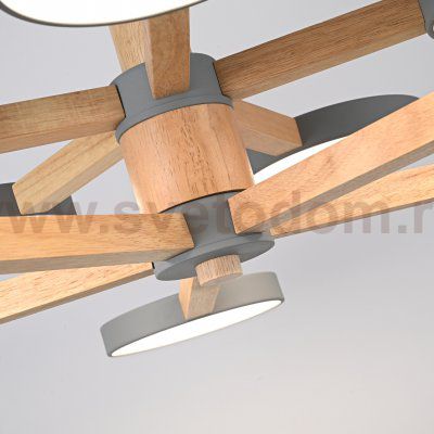 Подвесная люстра TURNA DBL L10 Gray ImperiumLoft 229088-26