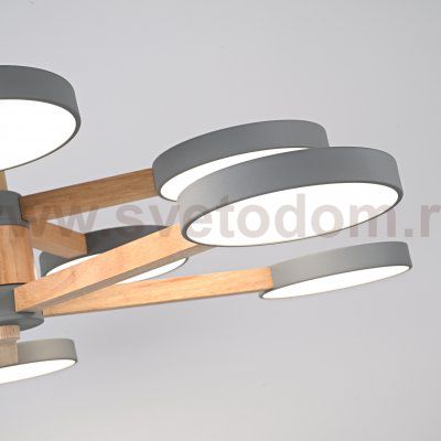 Подвесная люстра TURNA DBL L10 Gray ImperiumLoft 229088-26