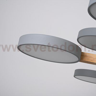 Подвесная люстра TURNA DBL L12 Gray ImperiumLoft 229089-26