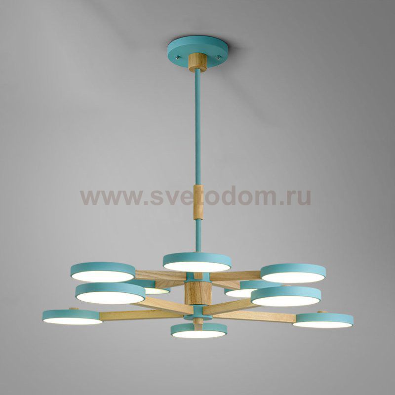 Подвесная люстра TURNA DBL L10 Blue ImperiumLoft 229091-26