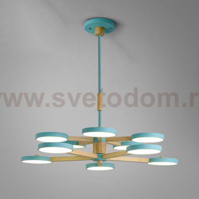 Подвесная люстра TURNA DBL L10 Blue ImperiumLoft 229091-26