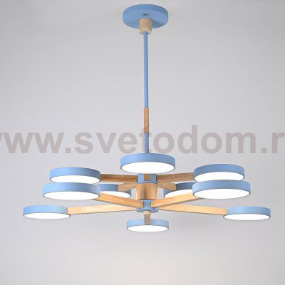 Подвесная люстра TURNA DBL L10 Blue ImperiumLoft 229091-26