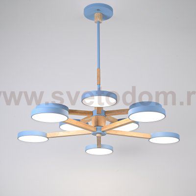Подвесная люстра TURNA DBL L10 Blue ImperiumLoft 229091-26