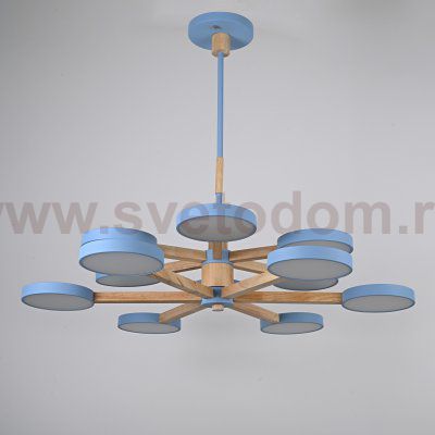 Подвесная люстра TURNA DBL L12 Blue ImperiumLoft 229092-26