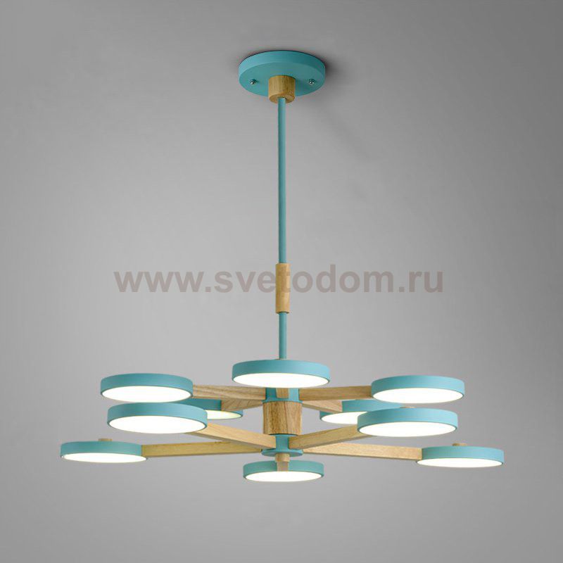 Подвесная люстра TURNA DBL L12 Blue ImperiumLoft 229092-26