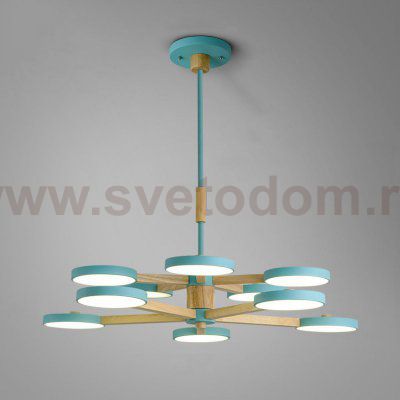 Подвесная люстра TURNA DBL L12 Blue ImperiumLoft 229092-26