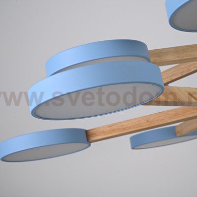Подвесная люстра TURNA DBL L12 Blue ImperiumLoft 229092-26