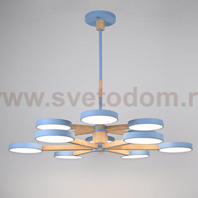 Подвесная люстра TURNA DBL L12 Blue ImperiumLoft 229092-26
