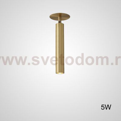 Встроенный потолочный точечный светильник LINO C H26 Brass 5W ImperiumLoft 229175-23