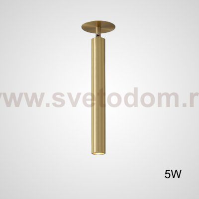 Встроенный потолочный точечный светильник LINO C H36 Brass 5W ImperiumLoft 229176-23