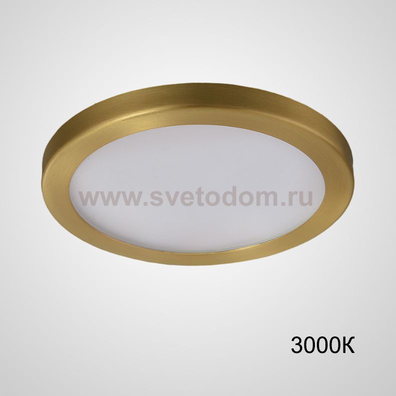 Точечный светодиодный светильник HEIN D10 Brass 3000К ImperiumLoft 229204-23