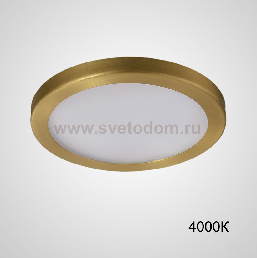 Точечный светодиодный светильник HEIN D12 Brass Трехцветный свет ImperiumLoft 229209-23