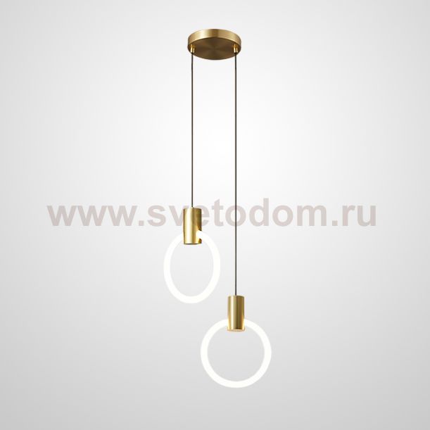 Подвесной светильник DAMON DUO Brass ImperiumLoft 229240-23