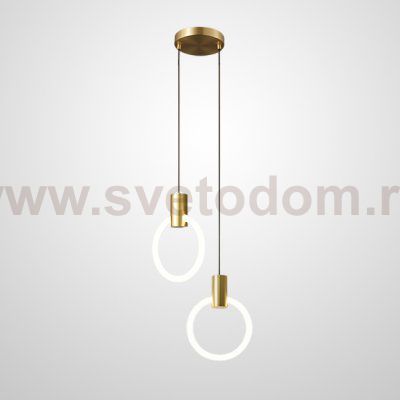 Подвесной светильник DAMON DUO Brass ImperiumLoft 229240-23