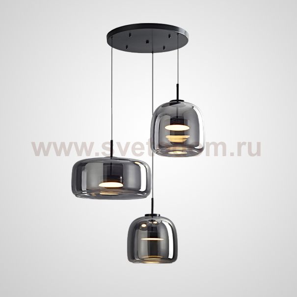 Подвесной светильник NALLE TRIO D40 Grey ImperiumLoft 229256-23
