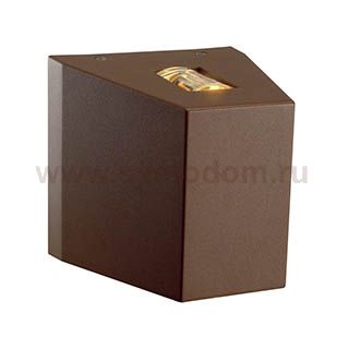 SLV 229667 OUT BEAM LED Wandleuchte, Beam up/Flood down, rostfarben