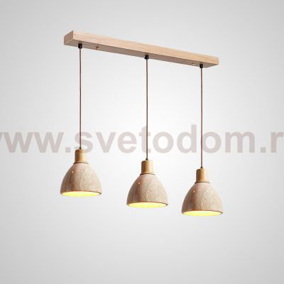 Подвесной светильник MELIUS TRIO B Light brown Планка ImperiumLoft 229712-23
