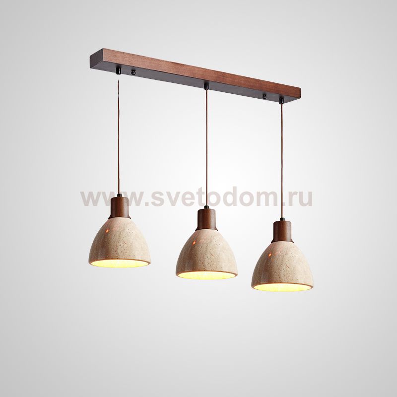 Подвесной светильник MELIUS TRIO B Dark brown Планка ImperiumLoft 229713-23