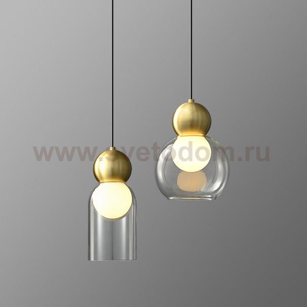 Подвесной светильник FANUEL DUO Brass ImperiumLoft 229736-23