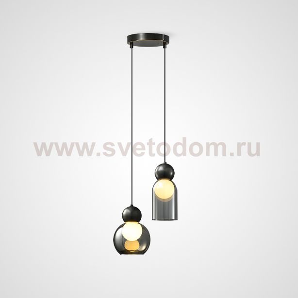 Подвесной светильник FANUEL DUO Black ImperiumLoft 229737-23