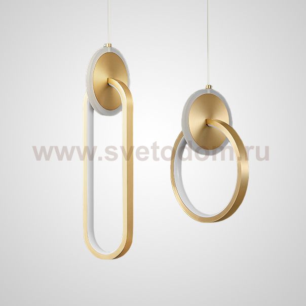 Подвесной светильник RANDALL DUO Brass ImperiumLoft 229744-23