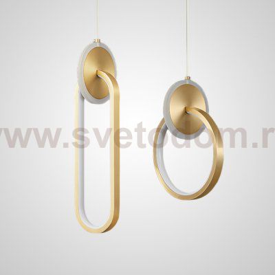Подвесной светильник RANDALL DUO Brass ImperiumLoft 229744-23