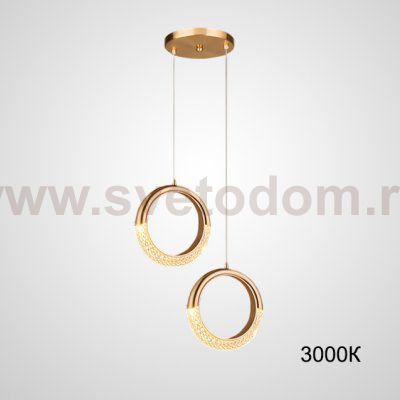 Подвесной светильник SONKE DUO A 3000К ImperiumLoft 229756-23