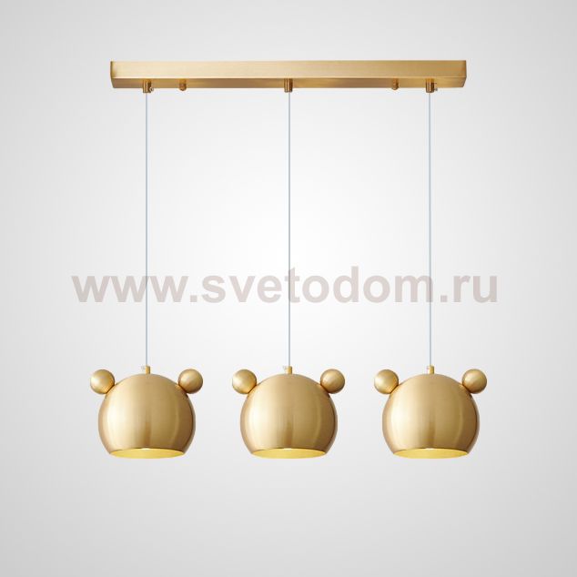 Подвесной светильник BEAR COMBO L50 Brass ImperiumLoft 229768-23