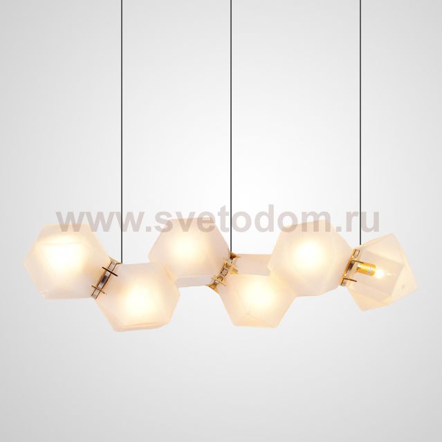 Люстра Gabriel Scott  Welles Glass L6 ImperiumLoft 229779-22