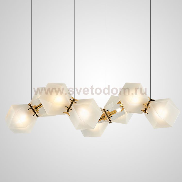 Люстра Gabriel Scott  Welles Glass L8 ImperiumLoft 229780-22