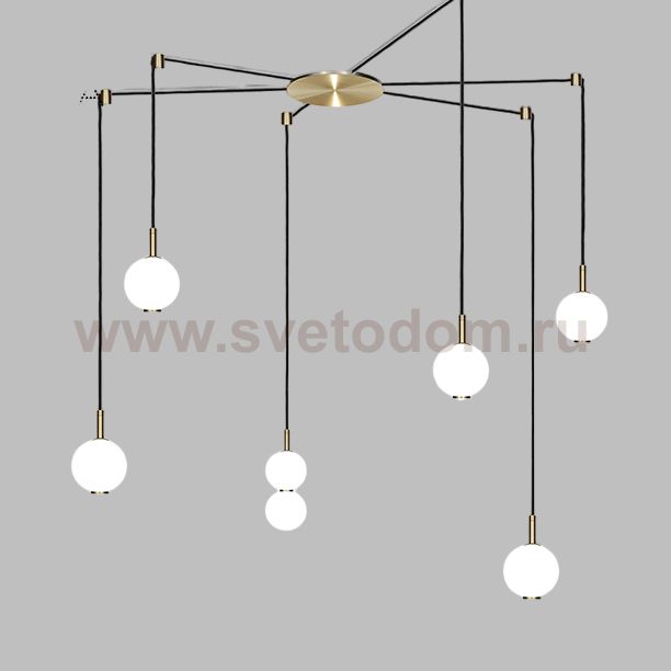 Подвесной светильник ROCCO COMBO A 6 подвесов ImperiumLoft 229789-23