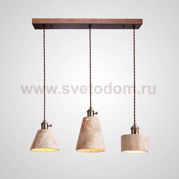 Подвесной светильник MODESTUS COMBO L60 Dark brown ImperiumLoft 229819-23