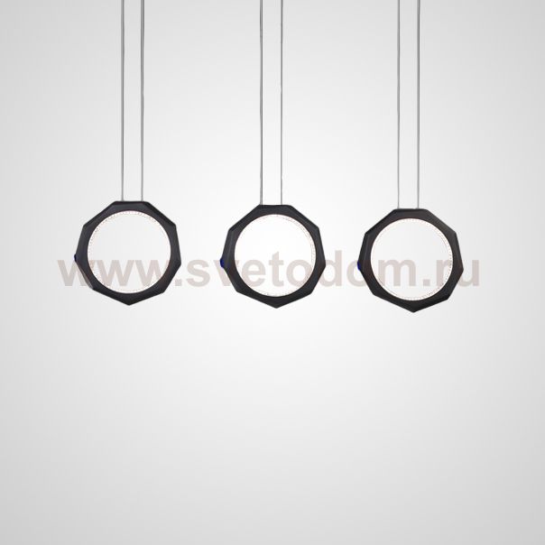 Подвесной светильник NILSIGNE COMBO L109 Black ImperiumLoft 229859-23