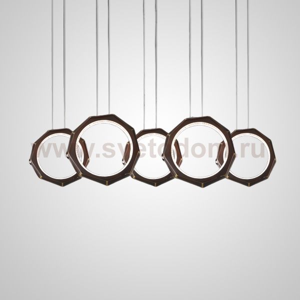 Подвесной светильник NILSIGNE COMBO L123 Brown ImperiumLoft 229864-23