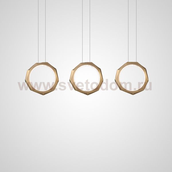 Подвесной светильник NILSIGNE COMBO L109 Brass ImperiumLoft 229865-23