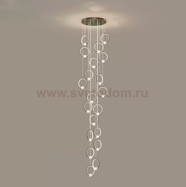 Подвесной светильник LUANA MORE L20 Black ImperiumLoft 229876-23