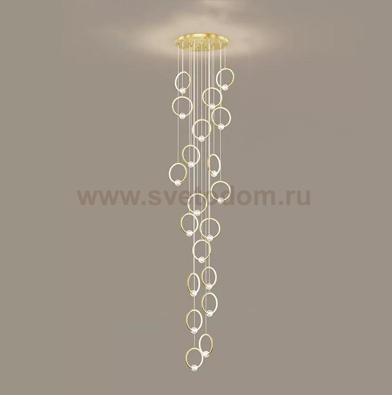 Подвесной светильник LUANA MORE L20 Brass ImperiumLoft 229881-23