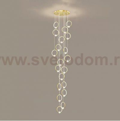 Подвесной светильник LUANA MORE L20 Brass ImperiumLoft 229881-23