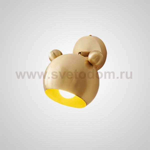 Настенный светильник BEAR W Brass ImperiumLoft 229946-23