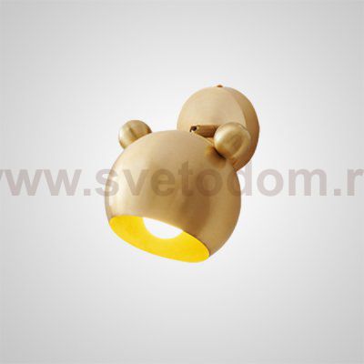 Настенный светильник BEAR W Brass ImperiumLoft 229946-23