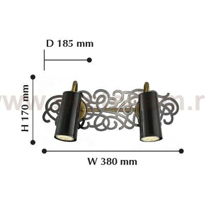 Настенный светильник Favourite 2300-2W Fabia