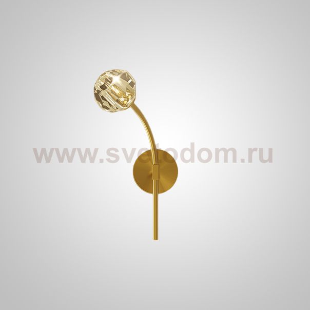 Настенный светильник RH E WALL L1 Left Brass ImperiumLoft 230064-23