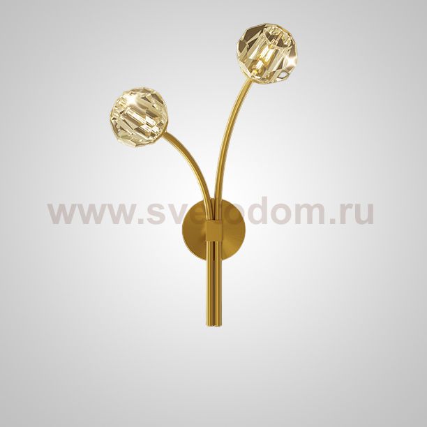 Настенный светильник RH E WALL L2 Left Brass ImperiumLoft 230066-23