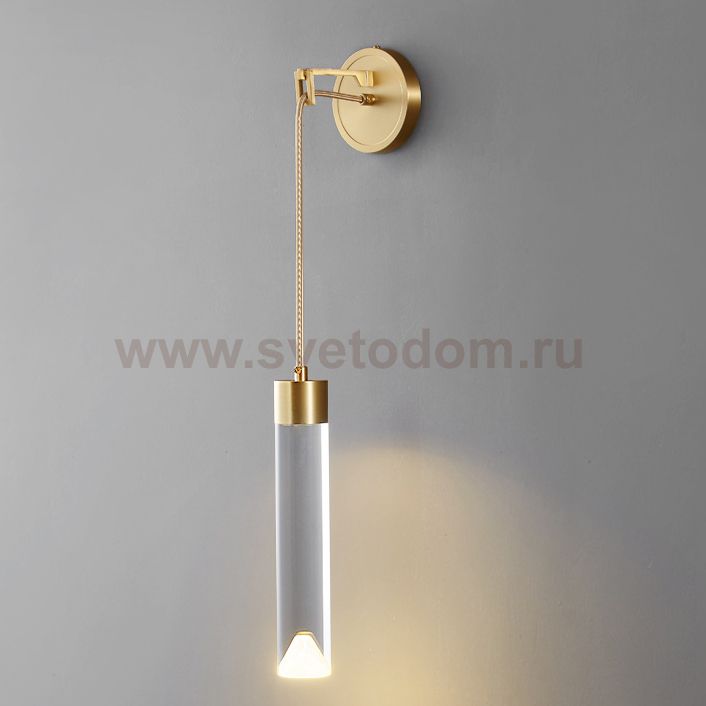 Настенный светильник SAKRIS WALL Brass ImperiumLoft 230081-23