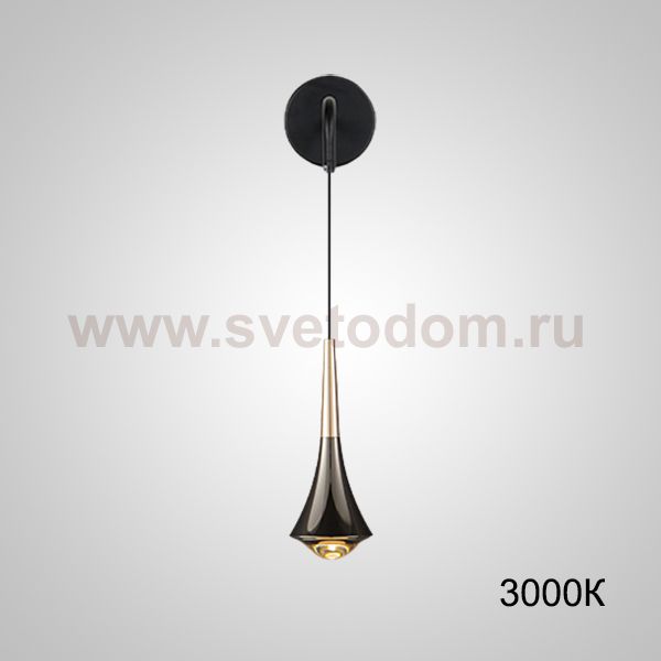 Настенный светильник CAI WALL Black 3000К ImperiumLoft 230089-23