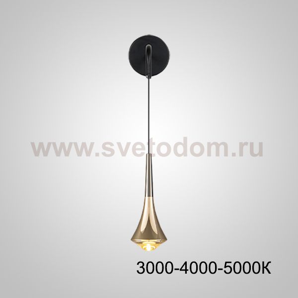 Настенный светильник CAI WALL Brass Трехцветный свет ImperiumLoft 230092-23