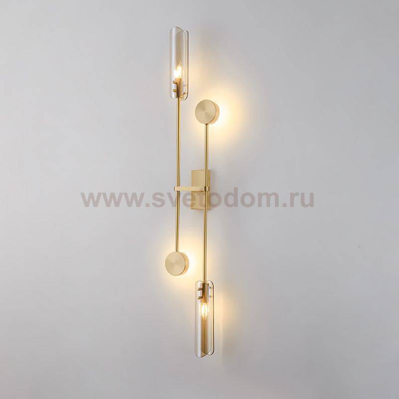 Настенный светильник ANDREAS Brass Grey ImperiumLoft 230096-23